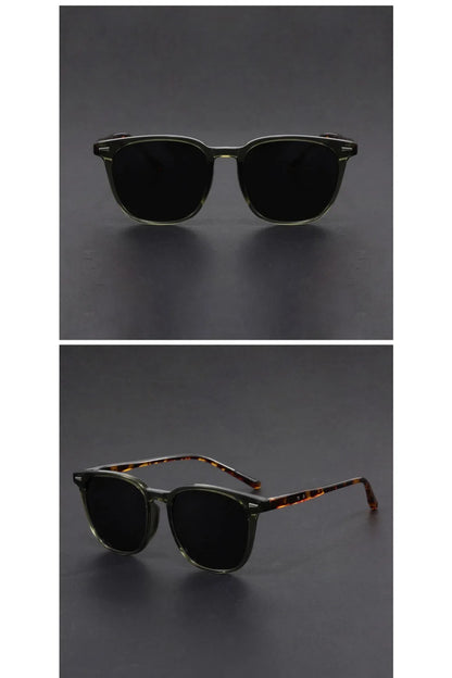 Male and female ultralight round sunglasses driving fishing UV polarized fashion glasses