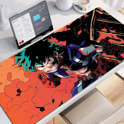 Academia Deku Anime My Hero Mouse Pad Gaming XL New Custom Large Mousepad XXL Mouse Mat Office Anti Slip Carpet Mice Pad