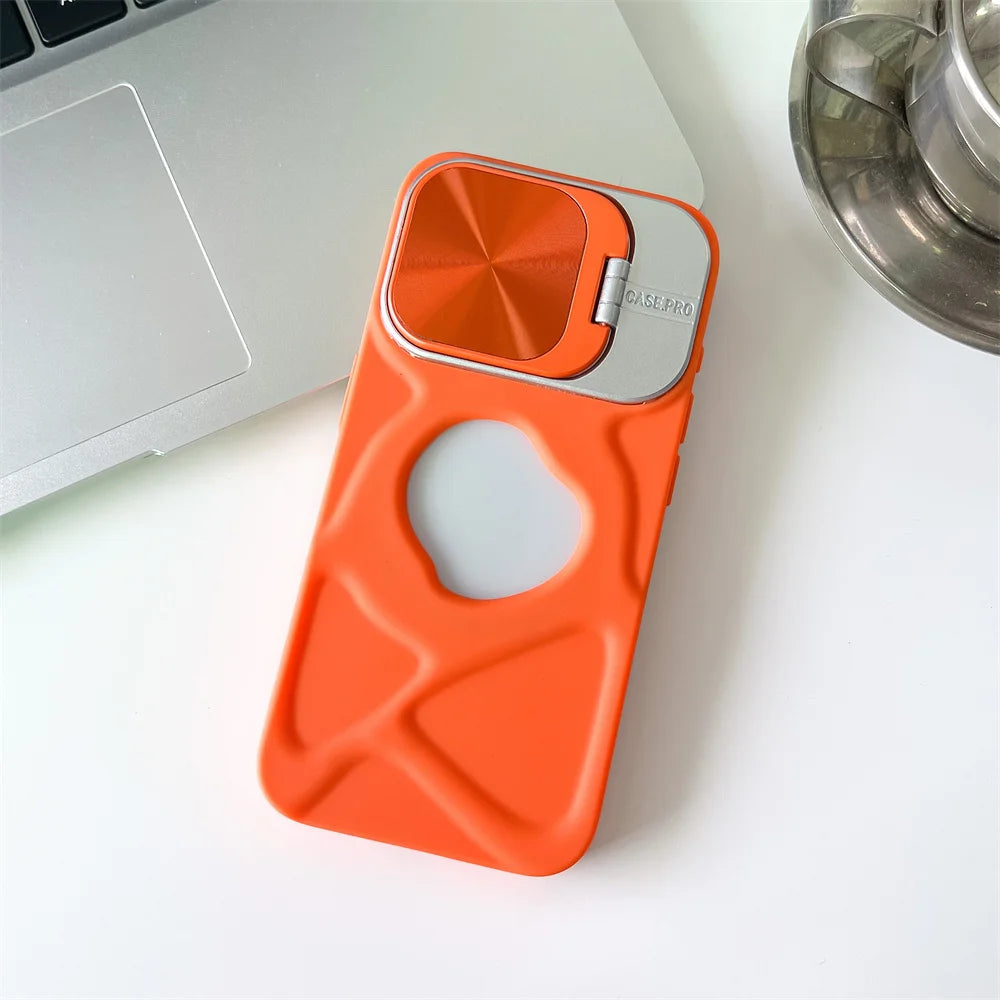 ChicShield Magnetic Case for iPhone 17Air 11 12 13 14 15 16 17 Pro Max Plus - Lens Protection Stand with Magsafe Silicone Cover