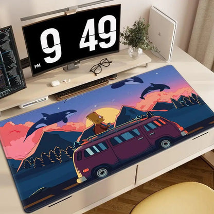 Simpsons Non-Slip Gaming & Office Mouse Pad