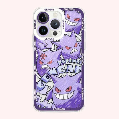 Pokemon Gengar Pikachu Case For Realme C63 C65 12 Pro Plus C67 C53 C55 C15 C21Y Cover Soft Silicone Couqe
