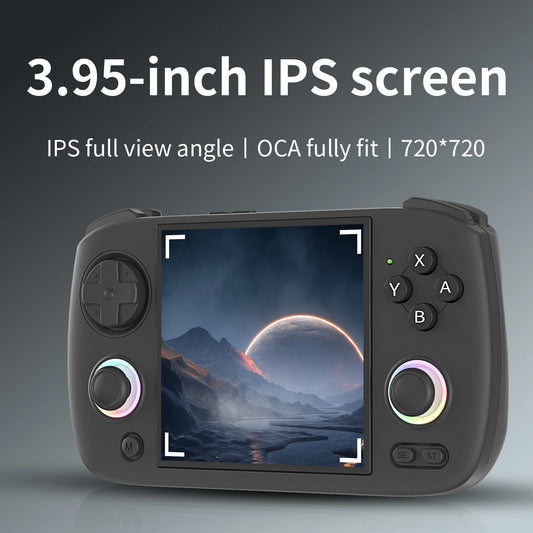 ANBERNIC RG CubeXX Handheld Game Console 3.95” 720*720 IPS OCA 1:1 Screen 3800mAh H700 Linux System RGCUBEXX TV HD Out With APP