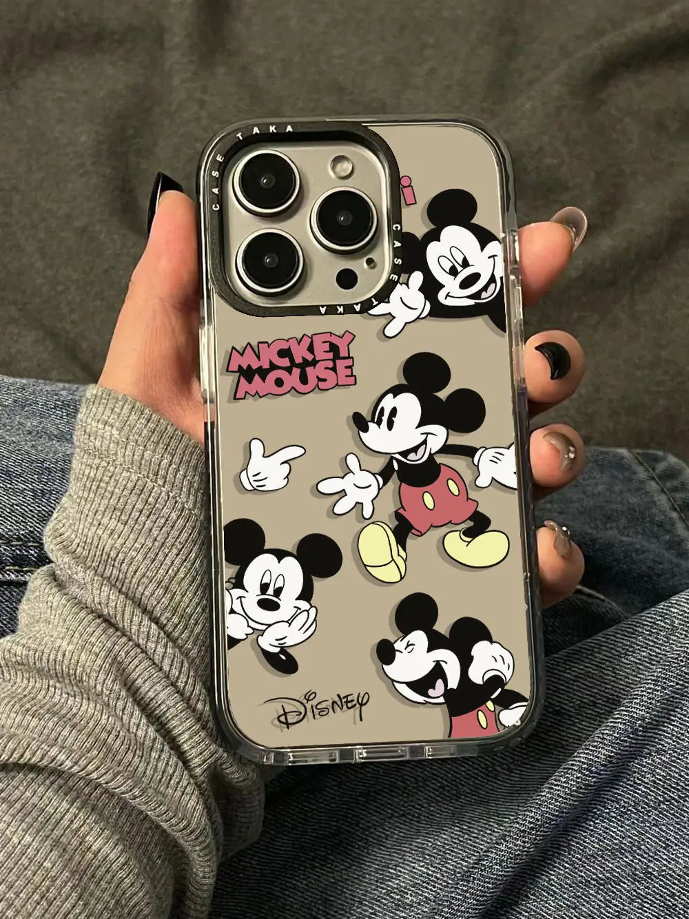 Mickeyy Minniee Mouses Happy Phone Case For iPhone 15 14 13 12 11 Pro Max 7 8 Plus XR XS MAX Y2K Cute Back Cover