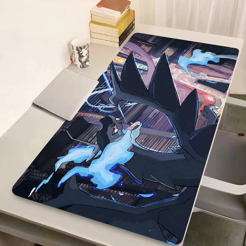 Japan Anime Magma Mouse Pad Laptop Kawaii P-pokemon C-charizard Keyboard Rug PC XXL Rug Gamer Cabinet Mousepad Big Cool Desk Mat