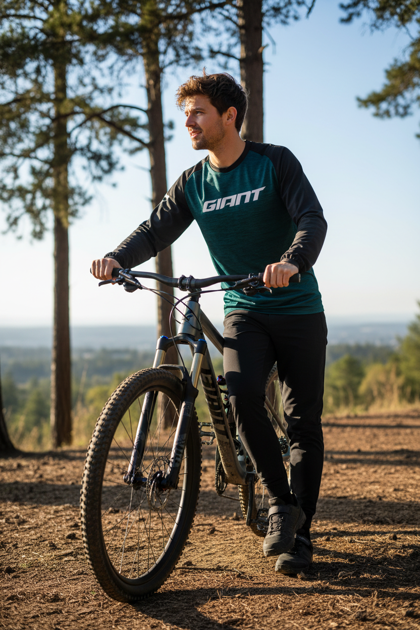 Off-road Endurance Downhill Jersey MTB Bicycle Shirt BMX Mountain Bike Sweatshirt Breathable Quick-Drying Shirt