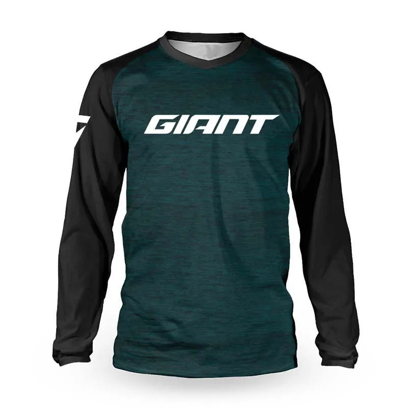 Off-road Endurance Downhill Jersey MTB Bicycle Shirt BMX Mountain Bike Sweatshirt Breathable Quick-Drying Shirt