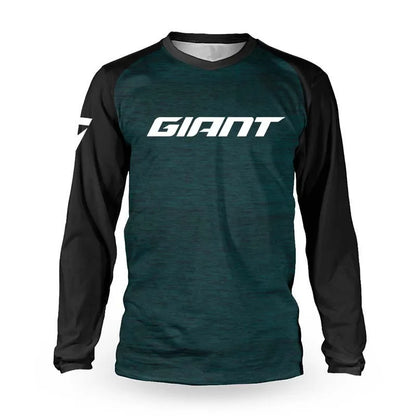 Off-road Endurance Downhill Jersey MTB Bicycle Shirt BMX Mountain Bike Sweatshirt Breathable Quick-Drying Shirt