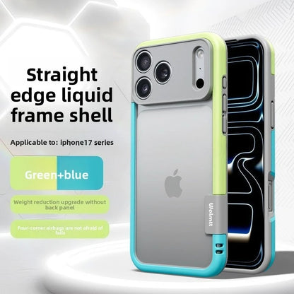 Vibrant Silicone Edge Bumper Case for iPhone 17 Pro Max Air 16 15 14 Plus 13 12 5G - Lens Protection Shockproof Cover
