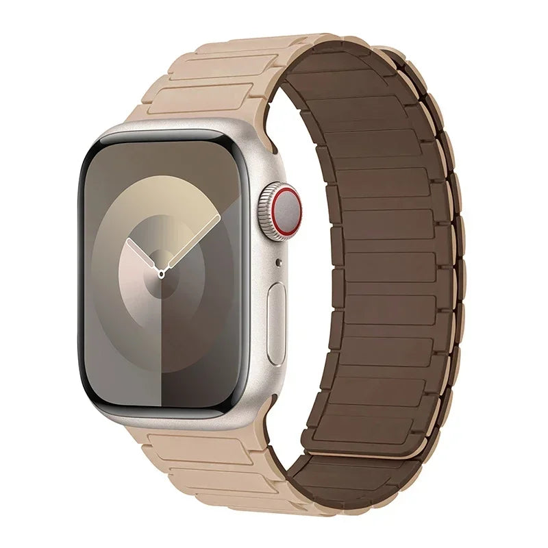 Magnetic Sports Band for Apple Watch Ultra 2 49mm 45mm 44mm 42mm 38 40 41mm Silicone Strap for IWatch Series Ultra 2 9 8 7 6 5 4