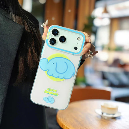 For iPhone 17 13 14 15 16 Pro Max Case Magsafe Happy Dapamine Color Anti-Collision Drop-proof Protective Cover for Summer Girls