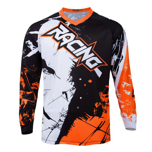 Pro Long Sleeve Motocross Shirt Mountain Bike Downhill Jersey Cross Country Bike Racing Shirt Quick Dry Mountain Bike T-Shirt