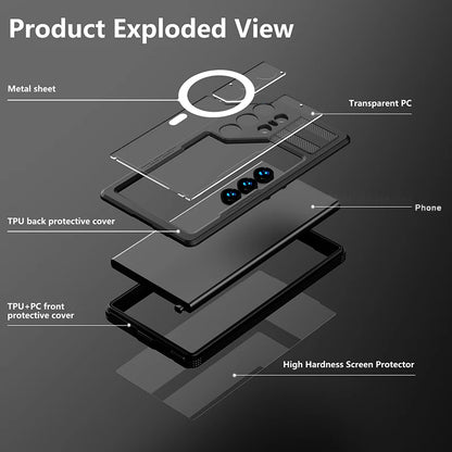 IP68 Waterproof Phone Case For Samsung Galaxy S24 Ultra S24 Plus Full Protection Swimming Diving Water Proof Phone Cover Fundas