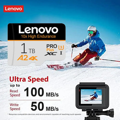 Tarjeta de memoria Lenovo 2TB Clase 10, 1TB, 512GB, 256GB, Mini tarjeta SD, tarjeta Micro TF SD, 128GB, tarjeta de memoria Flash SD/TF para Nintendo Switch