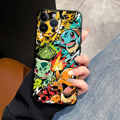 Animated Pokémon Design Phone Case for Apple iPhone 17 Pro Max