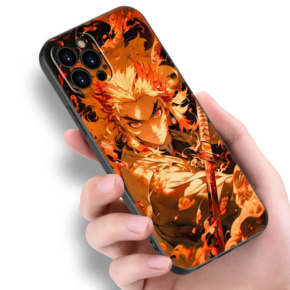 Anime Black Phone Case For Samsung Galaxy S24 Ultra,S23 Plus,S21 FE,S22 Ultra,S20 FE 5G,S10E,S10 Lite,S9 Plus Cover