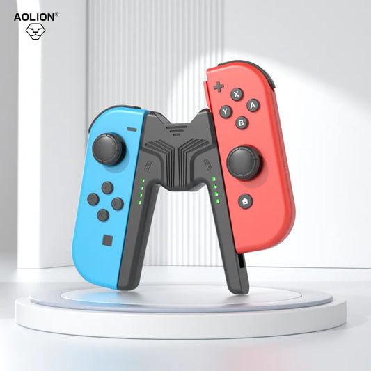 Nintendo SWITCH/OLED Portable Charging Grip Bracket Joycon Controller Charging Dock For Nintendo Switch Accessories
