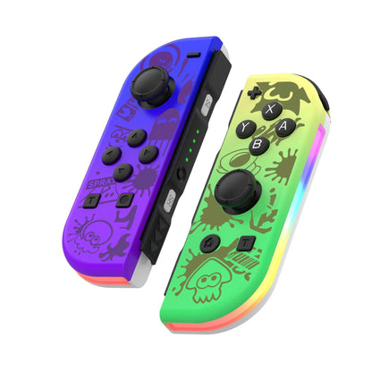 JOY 02 Wireless Gamepad RGB LED 5.2 BT Switch L/R Joypad for Nintendo Switch/Lite/Oled Cons Joystick with Dual Vibration