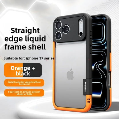 Vibrant Silicone Edge Bumper Case for iPhone 17 Pro Max Air 16 15 14 Plus 13 12 5G - Lens Protection Shockproof Cover