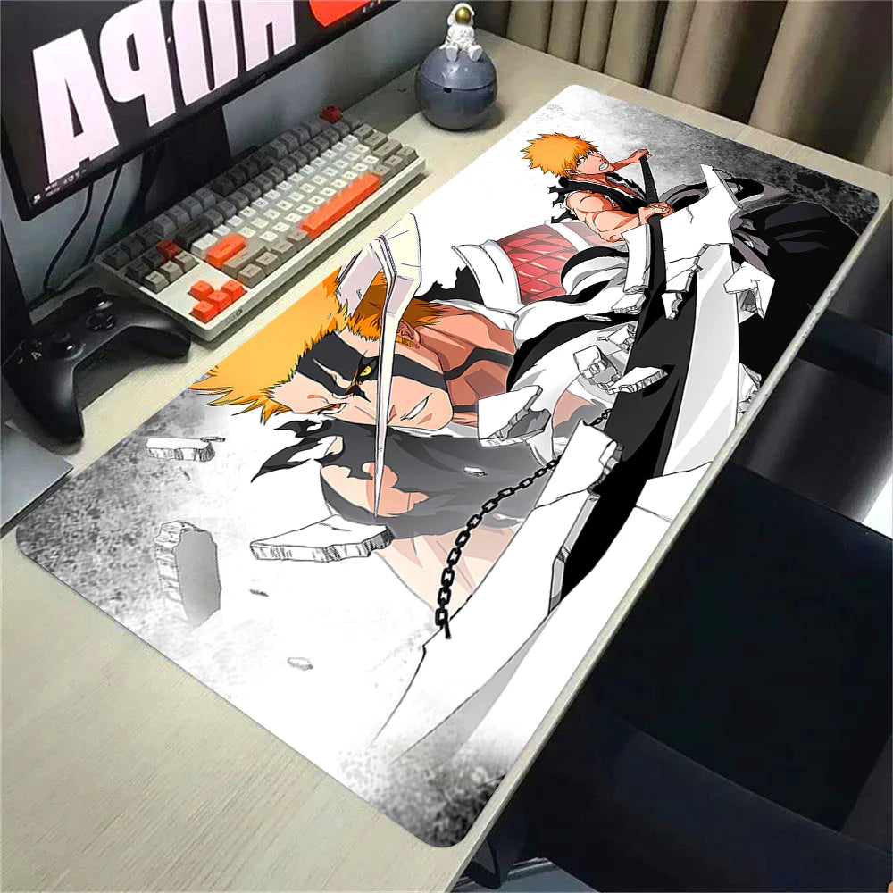 Hot Anime Bleach Mouse Pad Large Mousepad Manga Panel Laptop Office Shounen Rubber Soft Table Pc Gaming HD Printing Non-Slip Mat