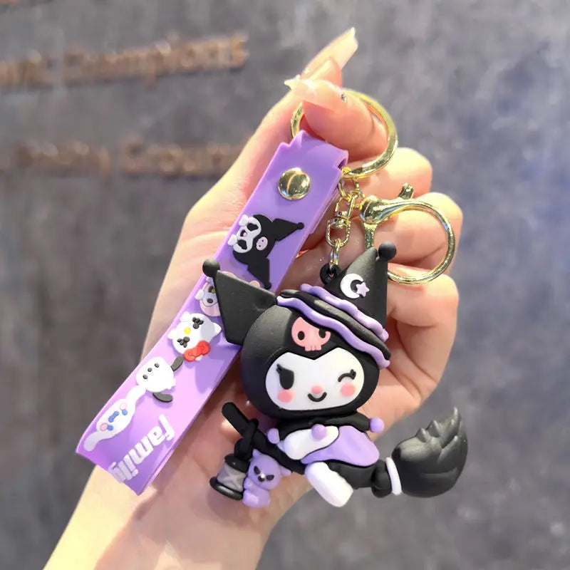 Rebel Kuromi Charm Keychain
