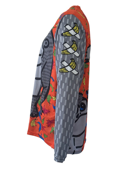 Men's Quick Dry Breathable Moisture Wicking Long Sleeve MTB Shirt Downhill Biking Riding Sports cycling jersey