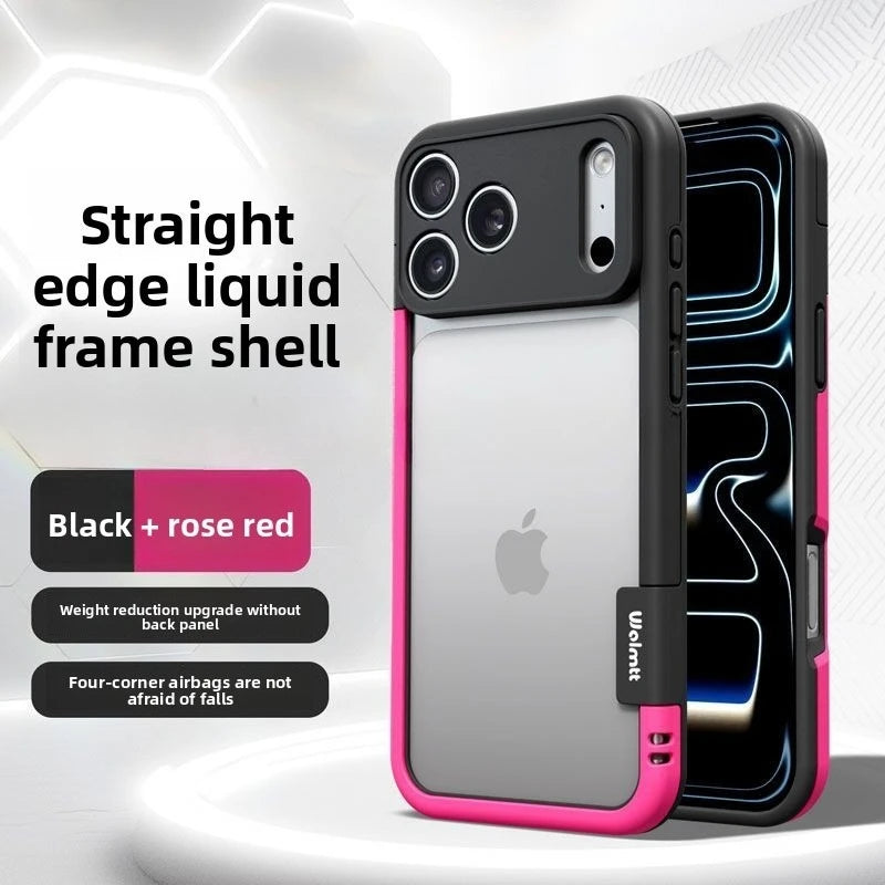 Vibrant Silicone Edge Bumper Case for iPhone 17 Pro Max Air 16 15 14 Plus 13 12 5G - Lens Protection Shockproof Cover