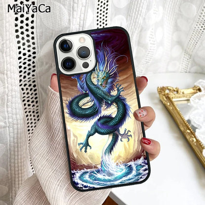 Legendary Chinese Dragon Phone Case Cover For iPhone 16 15 SE2020 6 6s 7 8 plus 11 12 mini 13 14 pro max shell coque