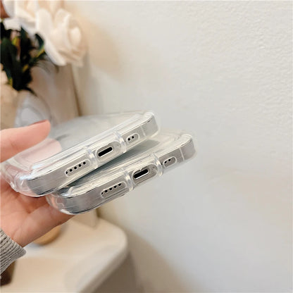 Anime Case for iPhone 15 14 13 12 11 Pro Max XR XS X 8 7 6 6S Plus SE 2020 Shockproof Clear TPU Protective Cover