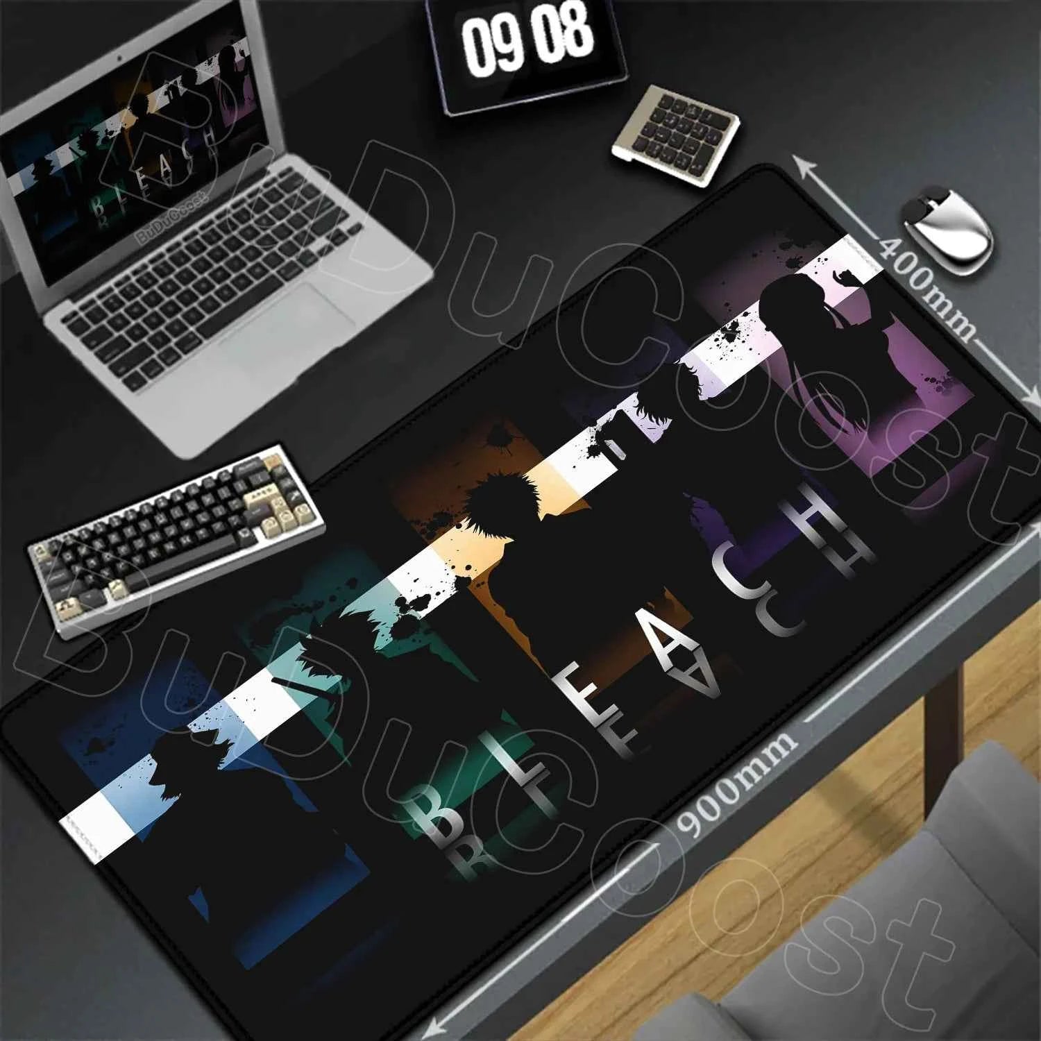 Anime Bleach Mousepad Large Keyboard Table Pad Japan Manga Laptop Office Rubber Soft Deskmat Pc Gamer HD Print Non-Slip Mice Mat