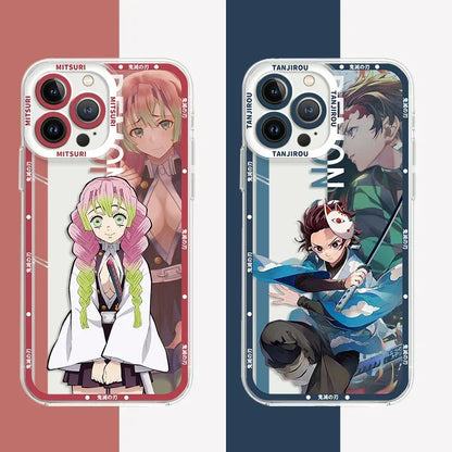 Anime iPhone 16 14 Pro Max 16 12 Mini 11 Pro XR XS X 8 7 6 6S Plus SE 2020 Soft Silicone Back Cover