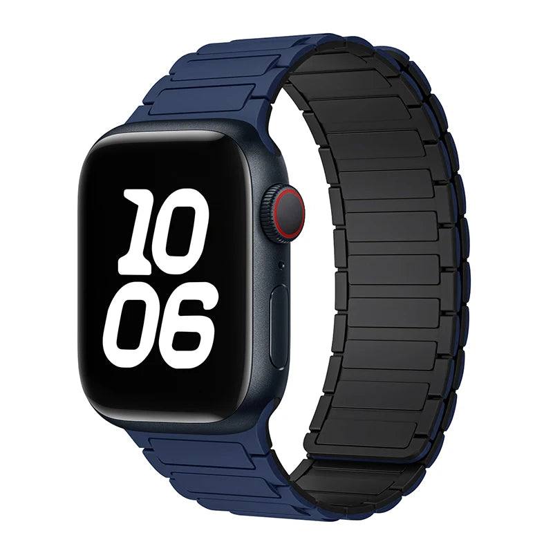 Magnetic Sports Band for Apple Watch Ultra 2 49mm 45mm 44mm 42mm 38 40 41mm Silicone Strap for IWatch Series Ultra 2 9 8 7 6 5 4