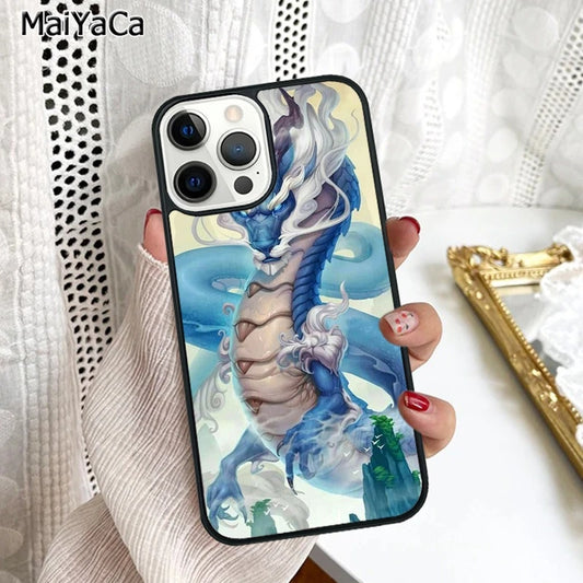 Legendary Chinese Dragon Phone Case Cover For iPhone 16 15 SE2020 6 6s 7 8 plus 11 12 mini 13 14 pro max shell coque
