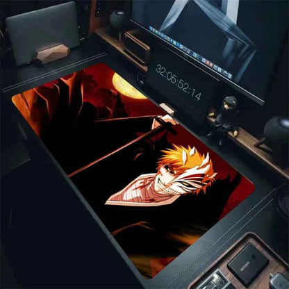 XXL Anime BLEACH Large Mouse Pad Gamer Cabinet Pc Keyboard коврик для мыши Computer Desk Mat 90x40CM Gaming Accessories Mousepad