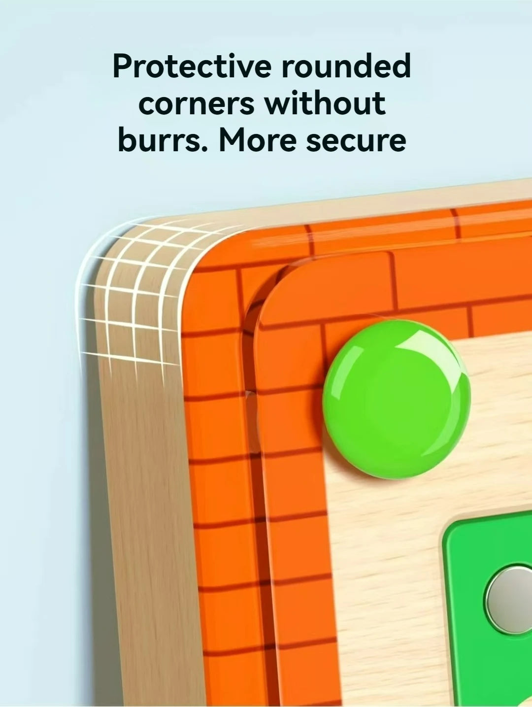 Children's Magnetic Maze Walking Ball Baby Concentration Training, Writing Logic Thinking 3 year Old Early Education Puzzle To