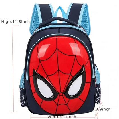 Cartoon Spider Man School Bag 3D Stereo Superhero Pattern Boy Backpack Children Kindergarten Backpack Cute Boys Children Gifts