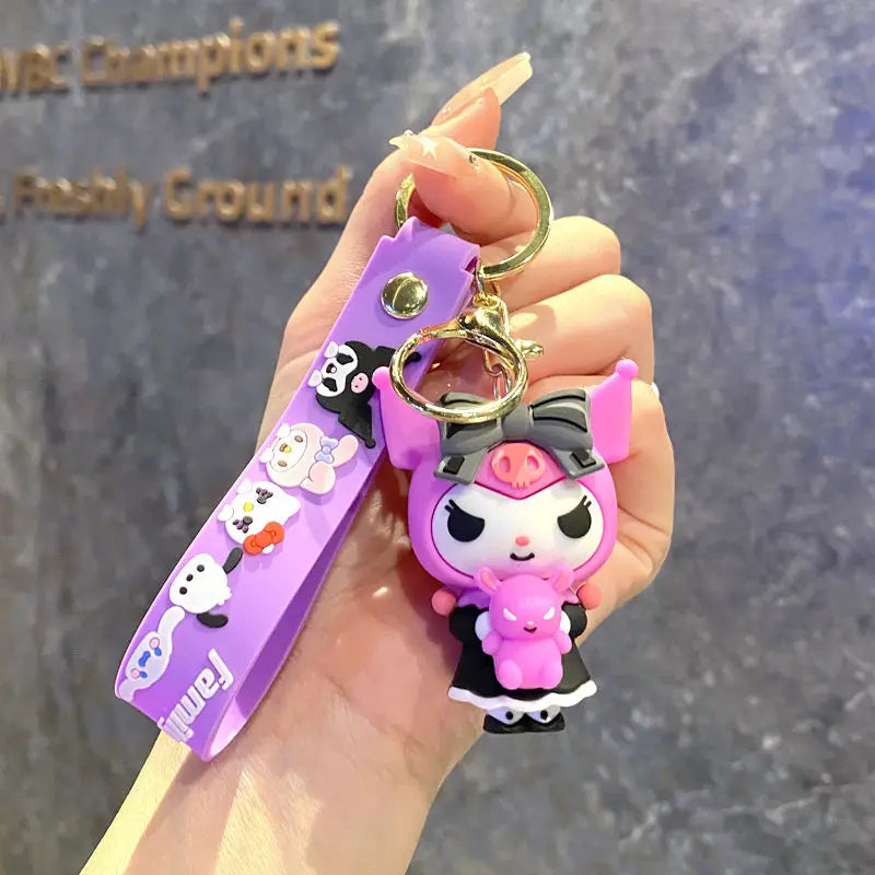 Rebel Kuromi Charm Keychain