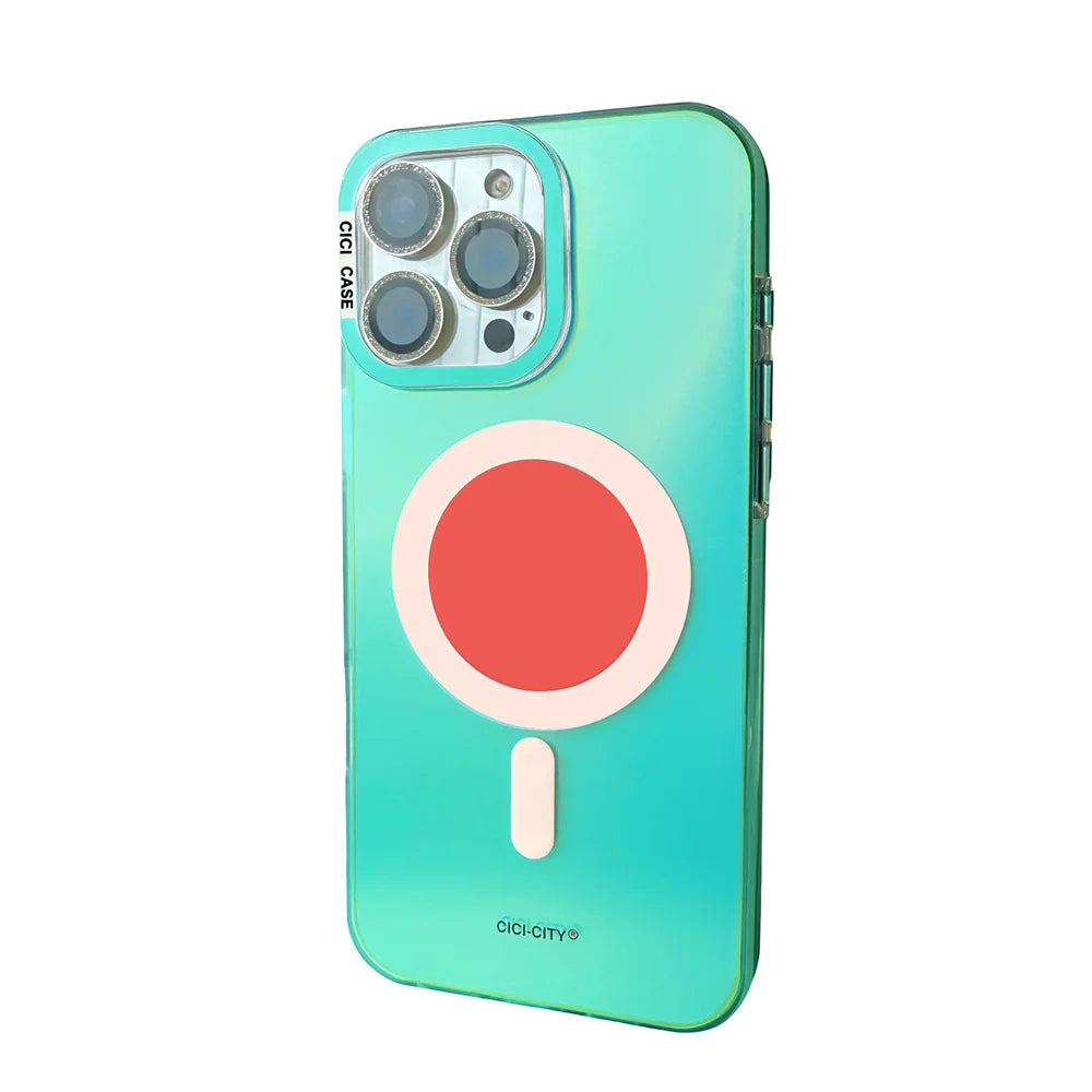 Luxury Fashion Matte Color Changing Magsafe Phone Cases for iPhone 17 Air 16 15 Pro Max 14 13 Magnetic Wireless Charge Cover