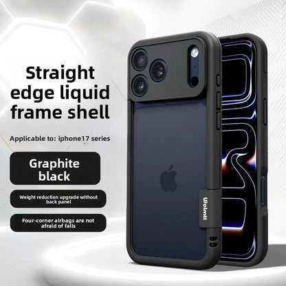 Vibrant Silicone Edge Bumper Case for iPhone 17 Pro Max Air 16 15 14 Plus 13 12 5G - Lens Protection Shockproof Cover