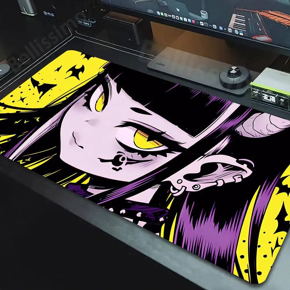 Kawaii Girl Xxl Mouse Pad 1200x600mm Cute Anime Girl Desk Pad PC Computer Office Mouse Pad Keyboard Gamer Gaming Accessories