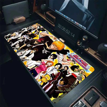 XXL Anime BLEACH Large Mouse Pad Gamer Cabinet Pc Keyboard коврик для мыши Computer Desk Mat 90x40CM Gaming Accessories Mousepad