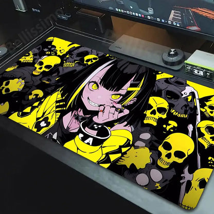Kawaii Girl Xxl Mouse Pad 1200x600mm Cute Anime Girl Desk Pad PC Computer Office Mouse Pad Keyboard Gamer Gaming Accessories