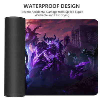 Gaming Mouse Pad Anime Solo Leveling Large Desk Mat XXL Computer Accessories Mousepad 900x400 Stitch Edge Rubber Keyboard Mat