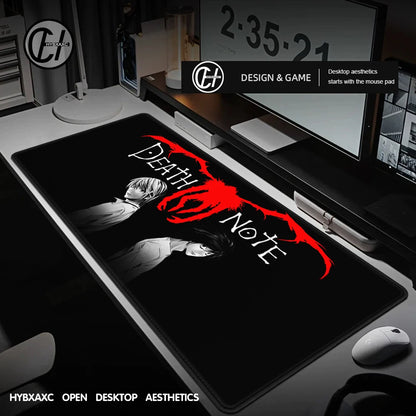 DEATH NOTE Mousepad INS Tide Large Thickened Mouse Pad Oversized Gaming Keyboard Notebook Table Mat for PC Computer Table