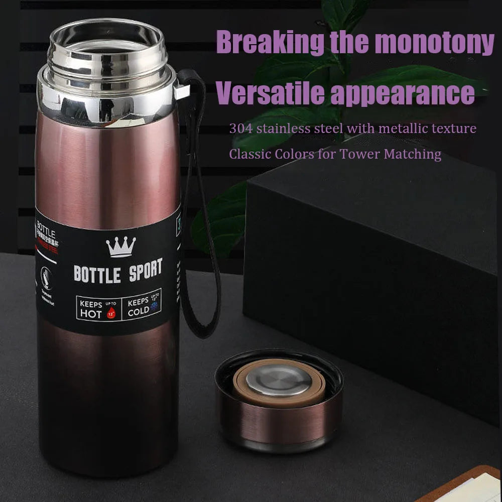 316 Stainless Steel Insulated Mug Outdoor Car Travel Mug Large Capacity Mug Thermos Double Layer Stainless Steel Water Bottle