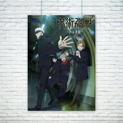 Jujutsu Kaisen Anime POSTER Wall Pictures For Living Room Fall Decor