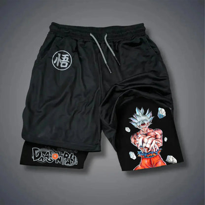 Official DragonBall Anime Suitable for Project Sports Badminton Anime Gender-Free Kei Style Retro Breathable Quick-Drying Shorts