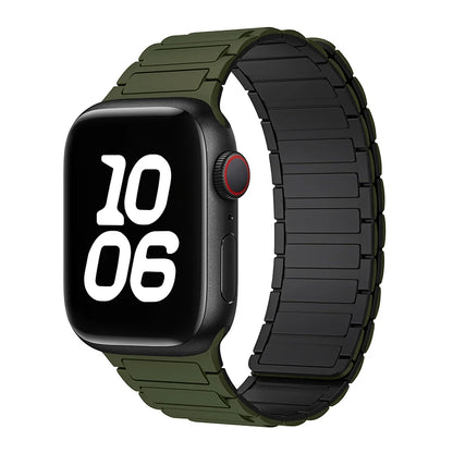 Magnetic Sports Band for Apple Watch Ultra 2 49mm 45mm 44mm 42mm 38 40 41mm Silicone Strap for IWatch Series Ultra 2 9 8 7 6 5 4