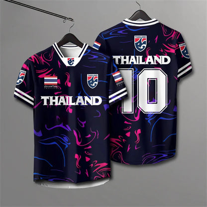 Elephant Print 3D Rugby T-Shirt