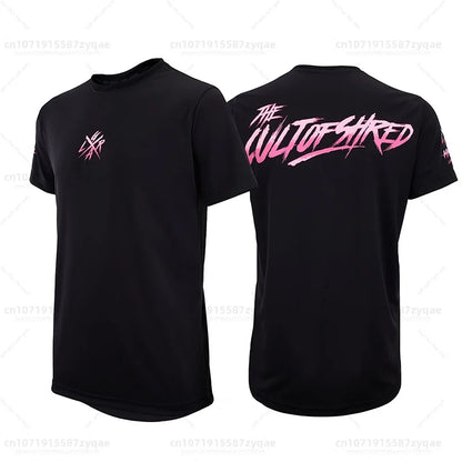 Loose Rider-Cycling Sweatshirt for Men, Short Sleeve, Enduro Motocross, BMX, Sweat-Wicking, Wet, New