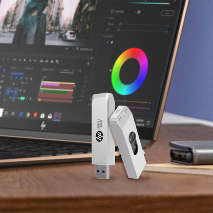 HP USB3.2 Flash Drive 256GB 128GB 64GB 32GB High Speed Sticks External Storage Metal Pen Drive Creative Personality Car Music